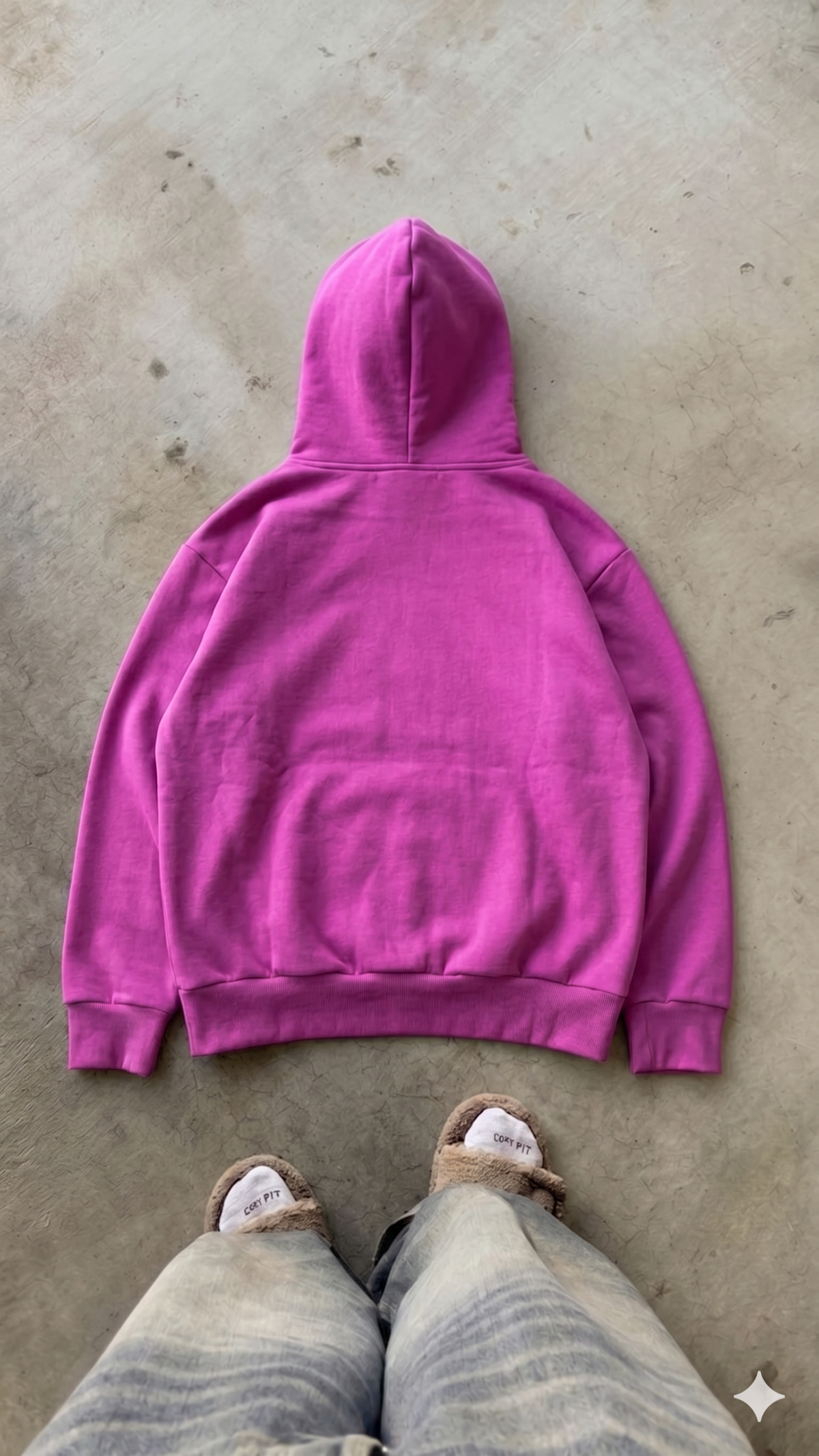 Essentials Fuchsia Oversized Hoodie