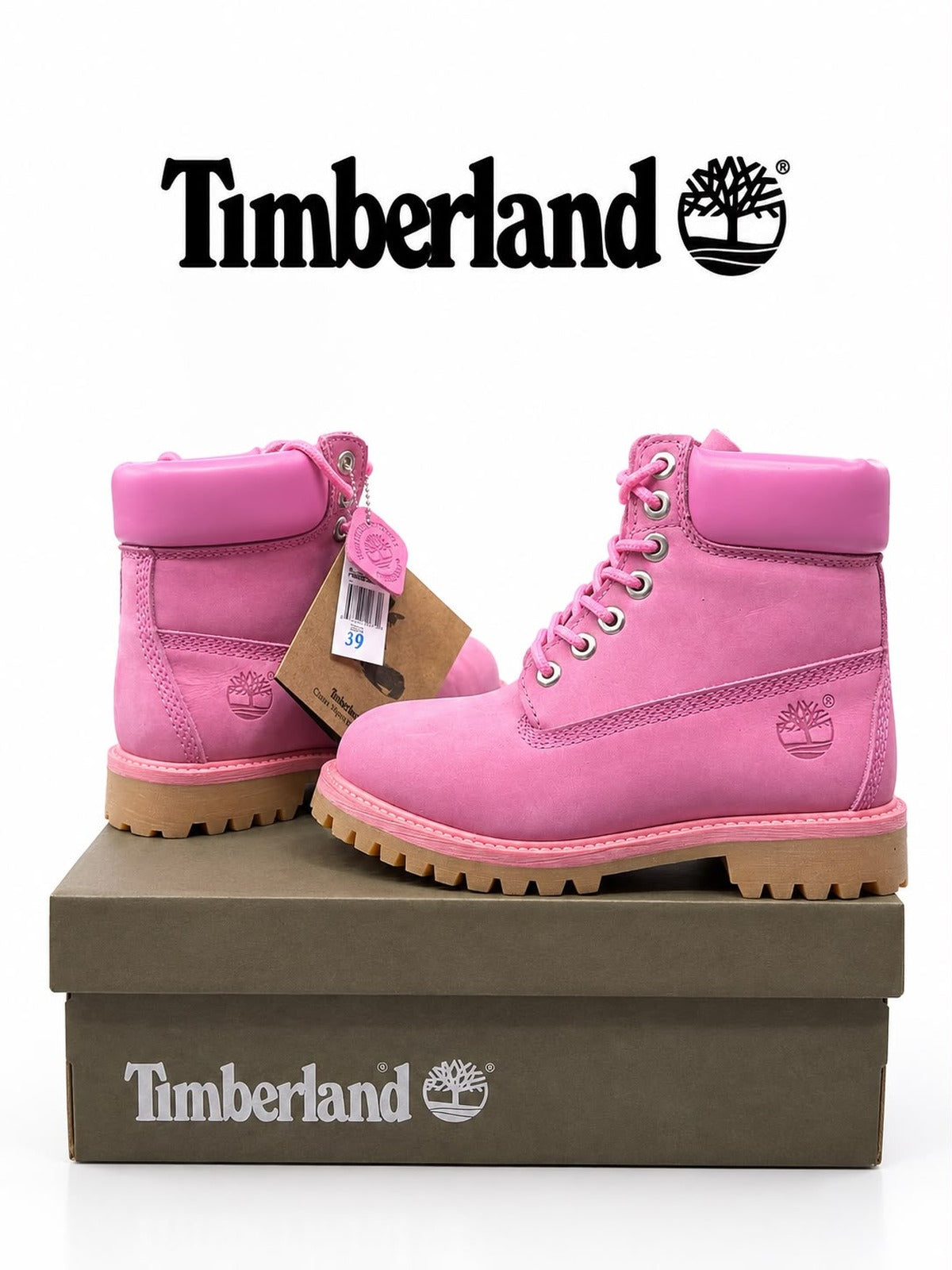 Timberland 6 Inch Premium Boot Pink