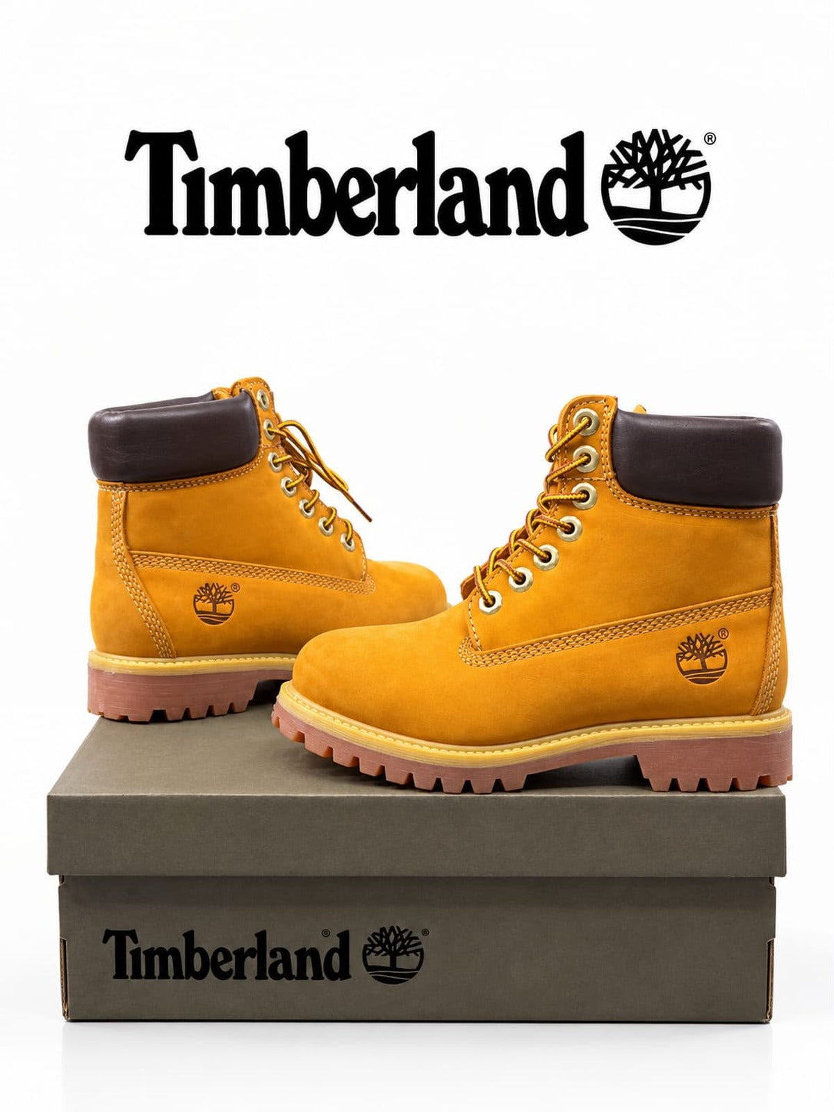 Timberland 6 Inch Premium Boot Wheat Red Sole