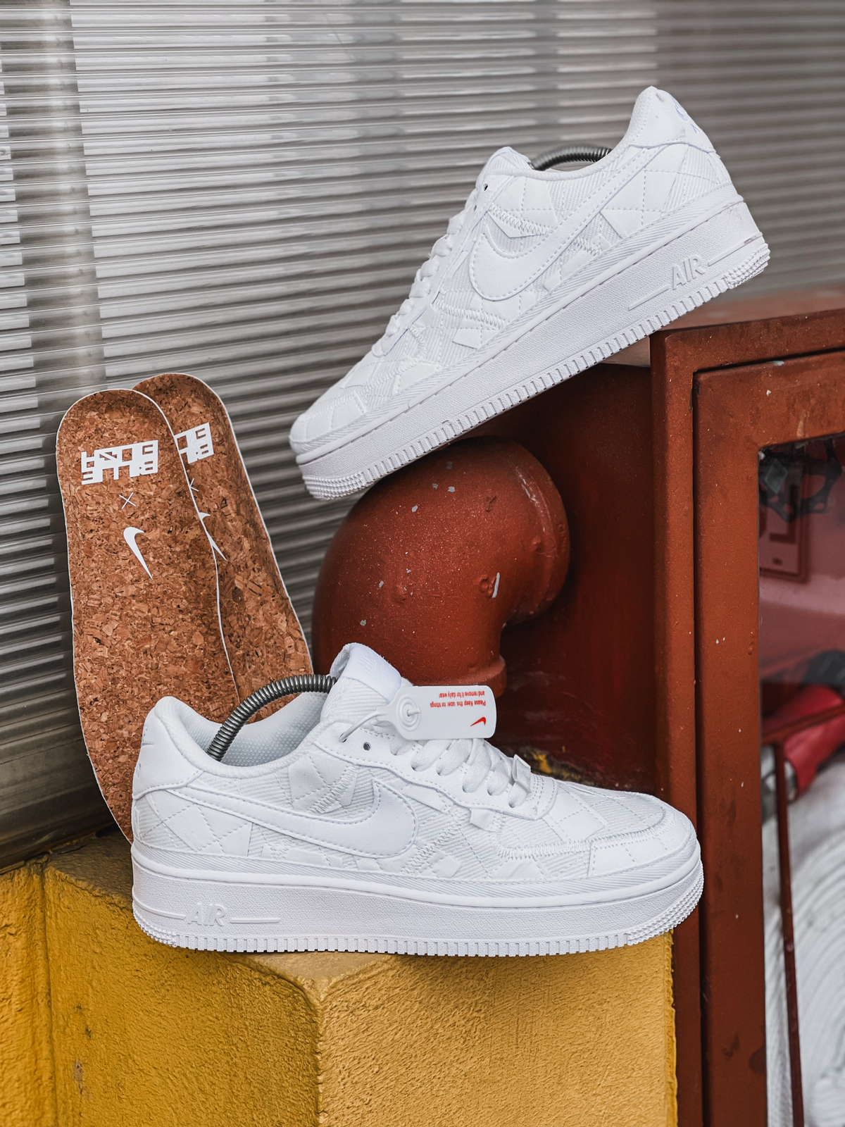 NHike Air Force 1 Low Triple White X Billie Elish