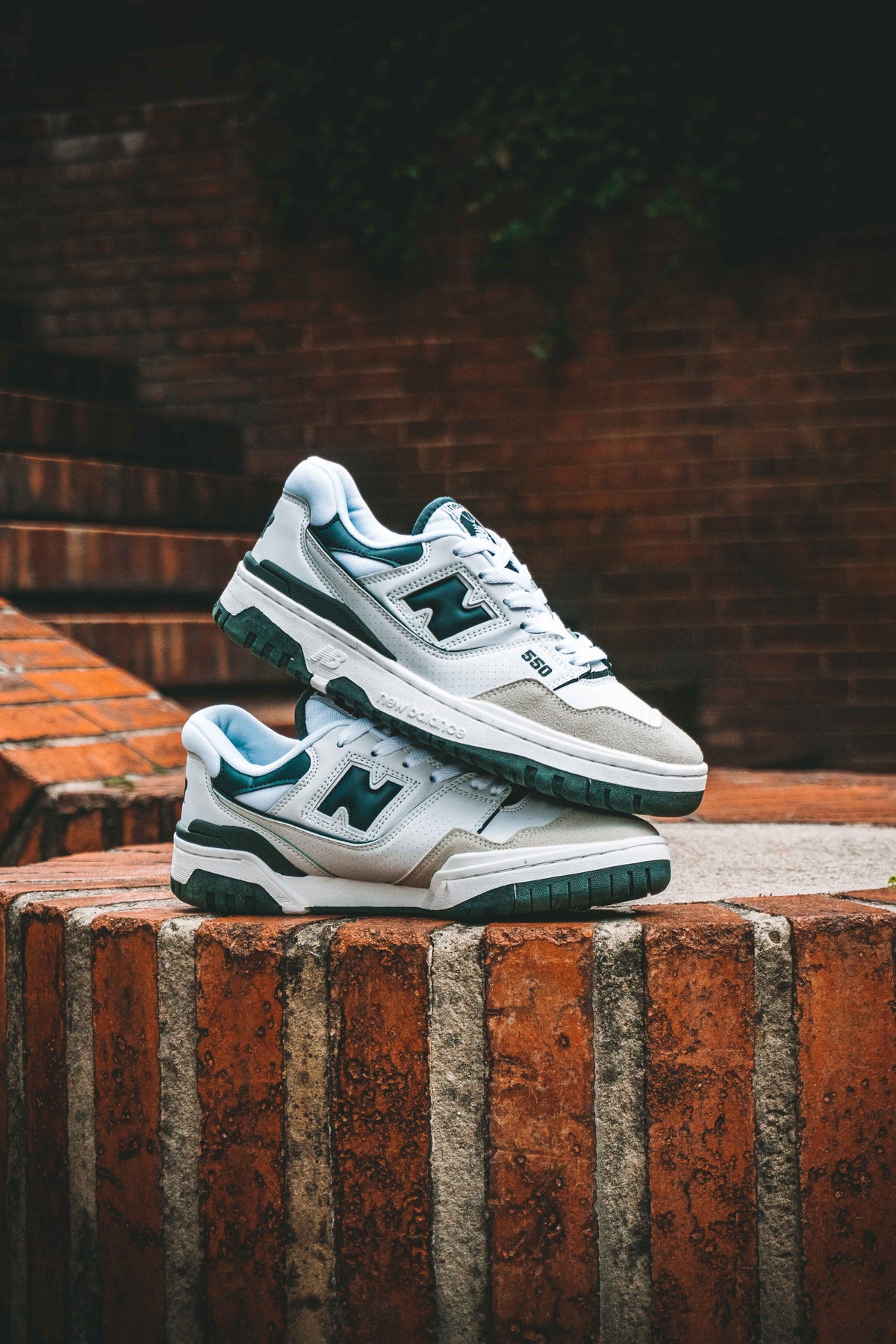 New Balance 550 White Green