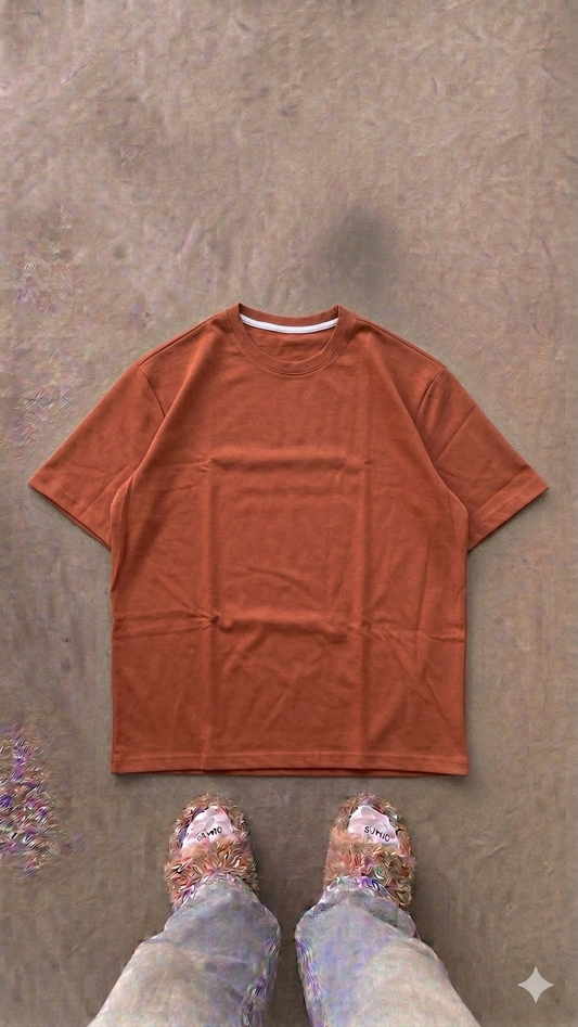 Essentials Khaki Oversized Tee