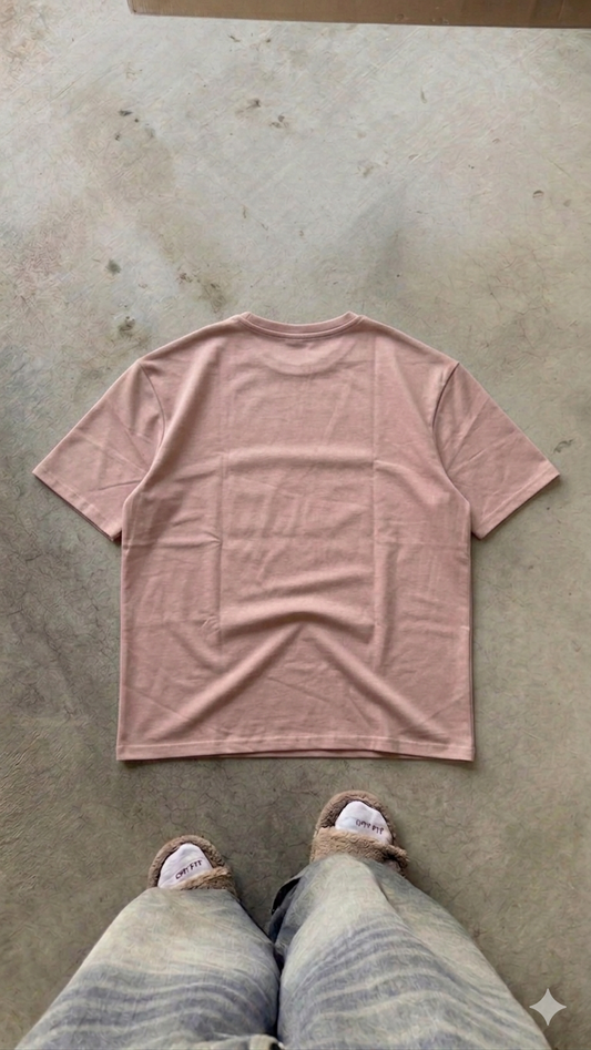Essentials Pink Oversized Tee