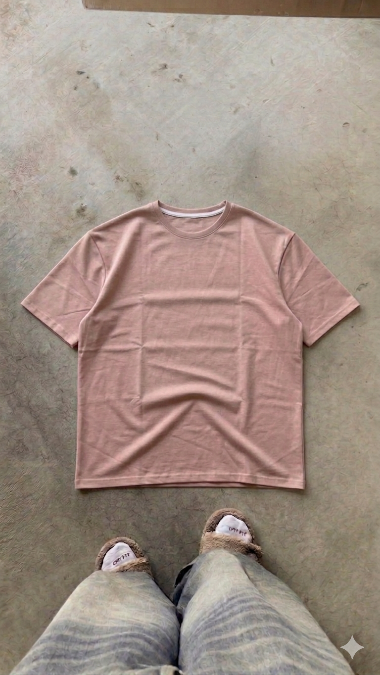Essentials Pink Oversized Tee