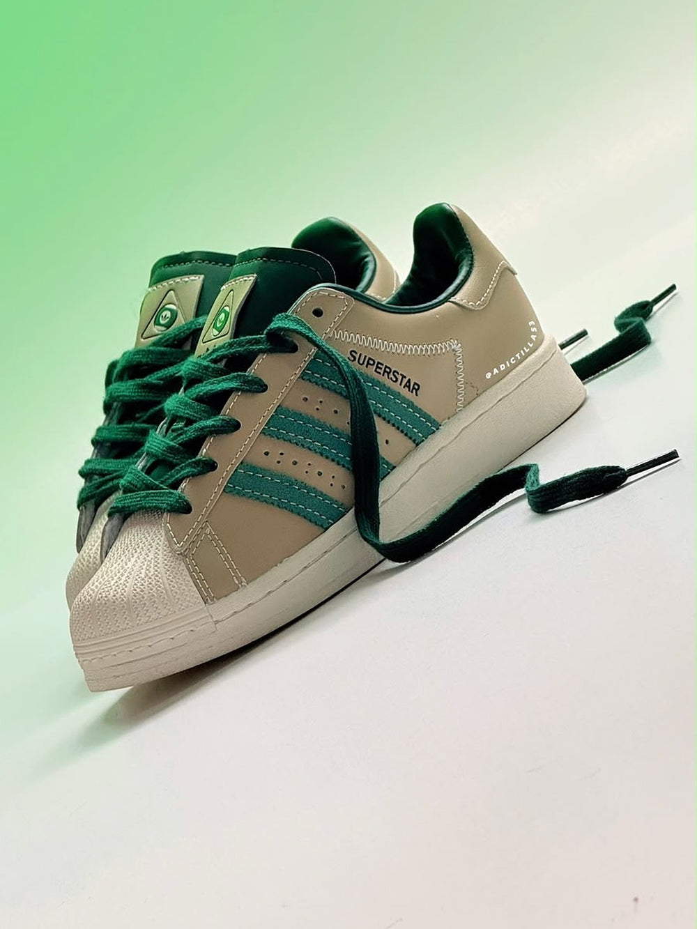 Adidas Superstar "Beige Green"