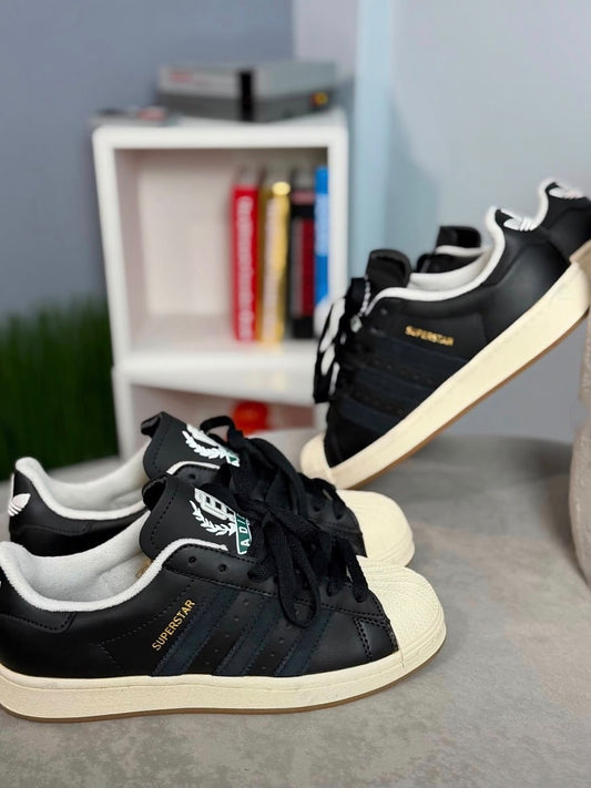 Adidas Superstar Black Gum