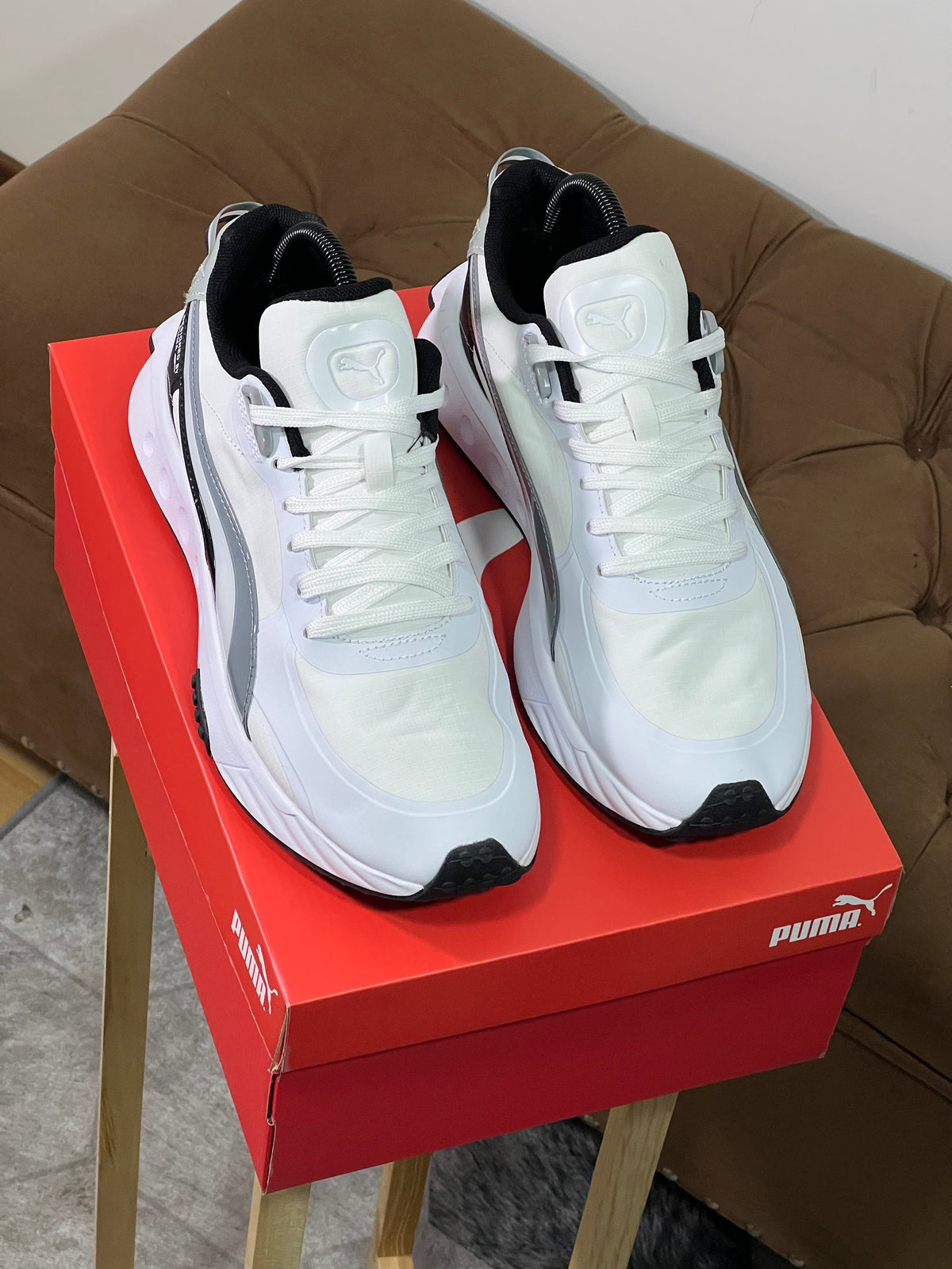 Puma Wild Rider White Grey Black
