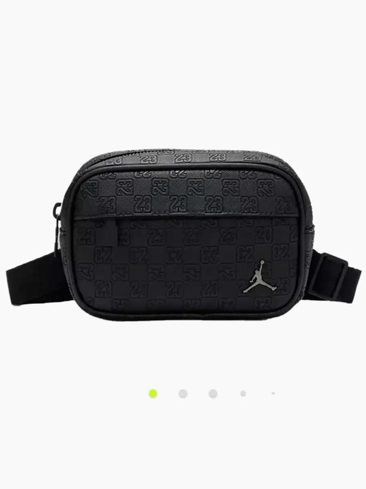 Jordan Monogram Camera Bag Negro Plateado