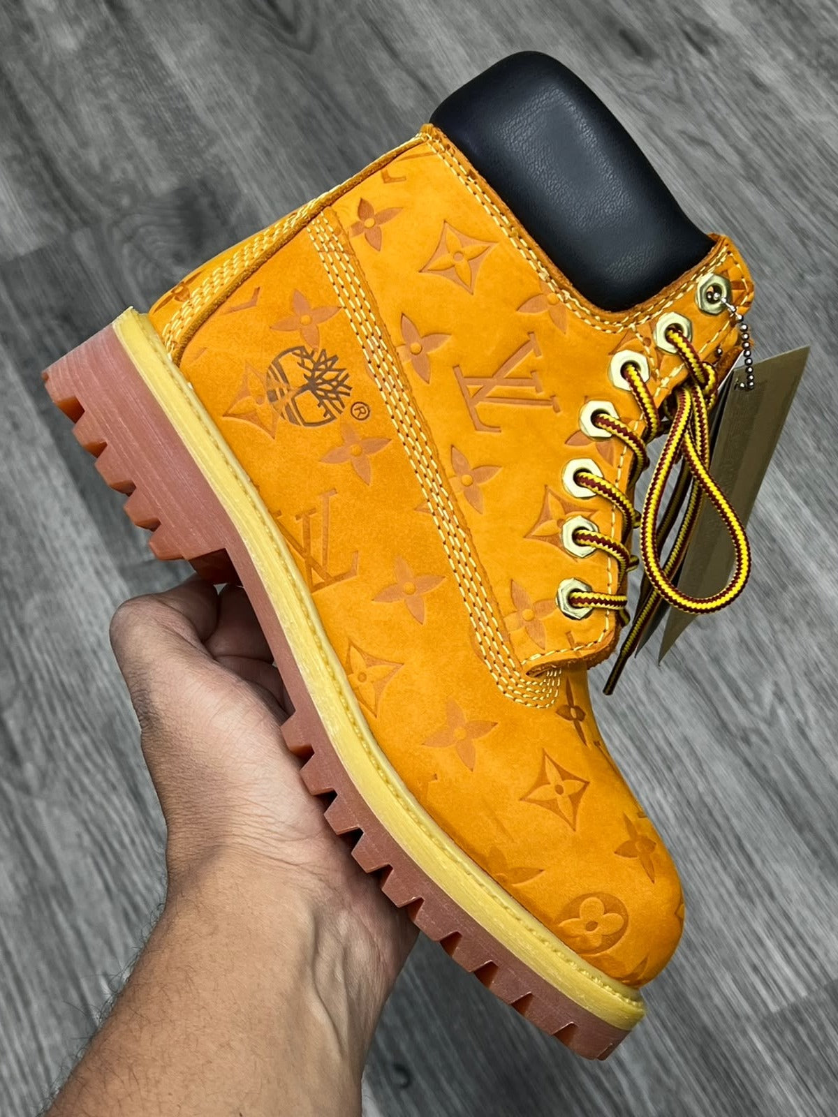 Timberland 6 Inch Boot Wheat Monogram