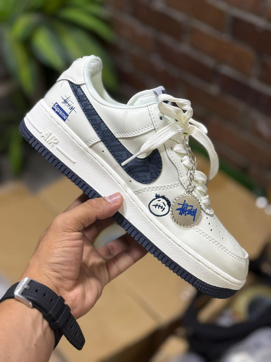 Nike Air Force 1 Low x Supreme x Stüssy Navy
