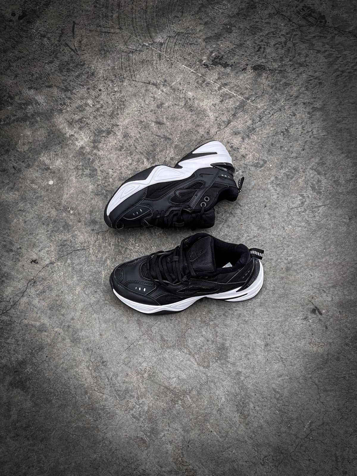 NIKE M2K TEKNO WOMEN BLACK-OIL GREY-WHITE